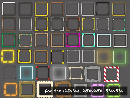 Icon Border Pack | 2D アイコン | Unity Asset Store