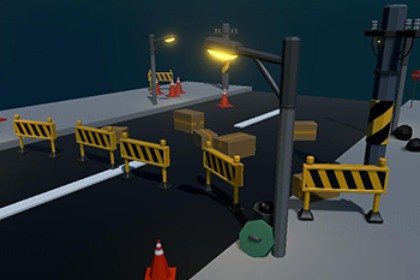 MAR-Lowpoly City Street Props Pack