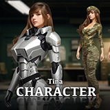 Customizable Character - Tina