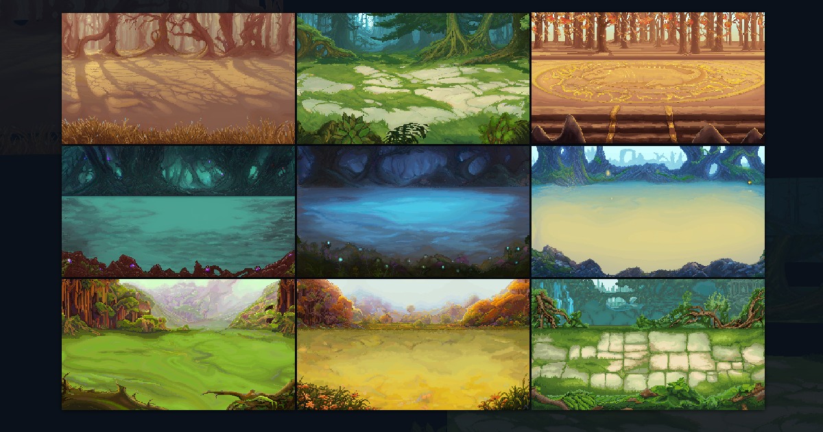 Simple Background Unity Pixel backgrounds Mega Pack | 2D Environments | Unity Asset Store