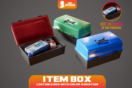 Item Box: Lootable - PBR Game ready