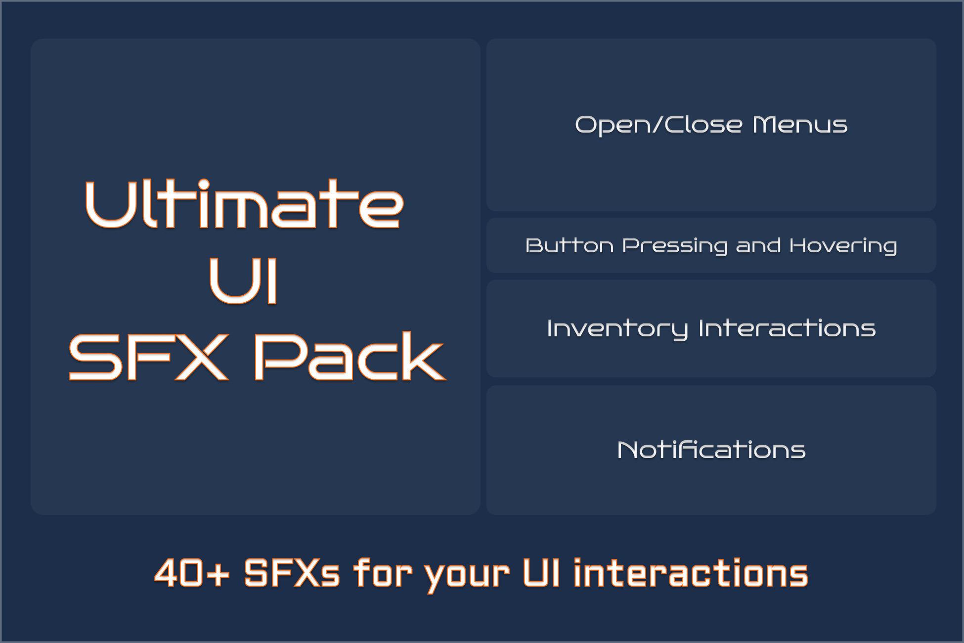 Ultimate UI SFX Pack | Audio Sound FX | Unity Asset Store