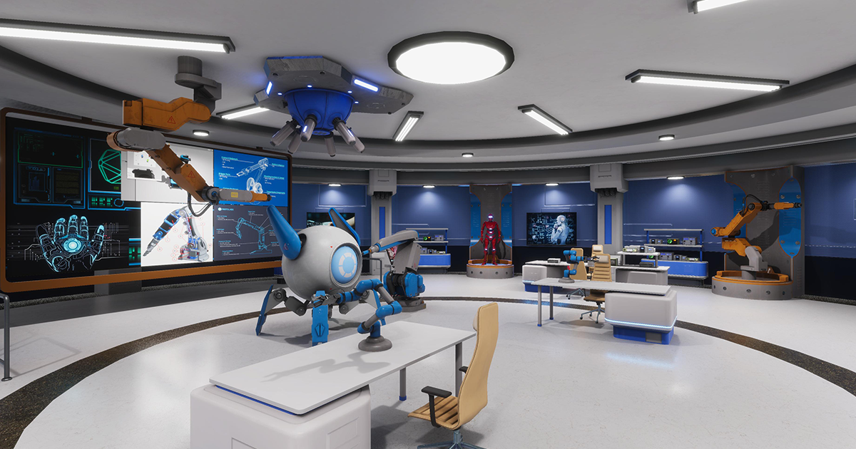 Robotic laboratory | 3D Sci-Fi | Unity Asset Store