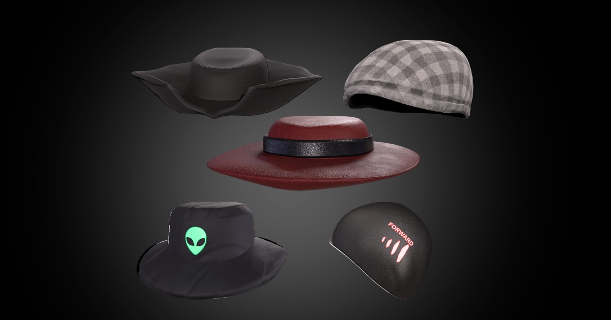 Hat Mini Pack | Props | Unity Asset Store