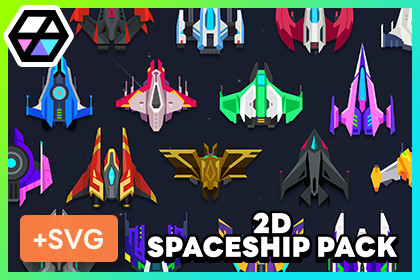 2D Spaceship Pack