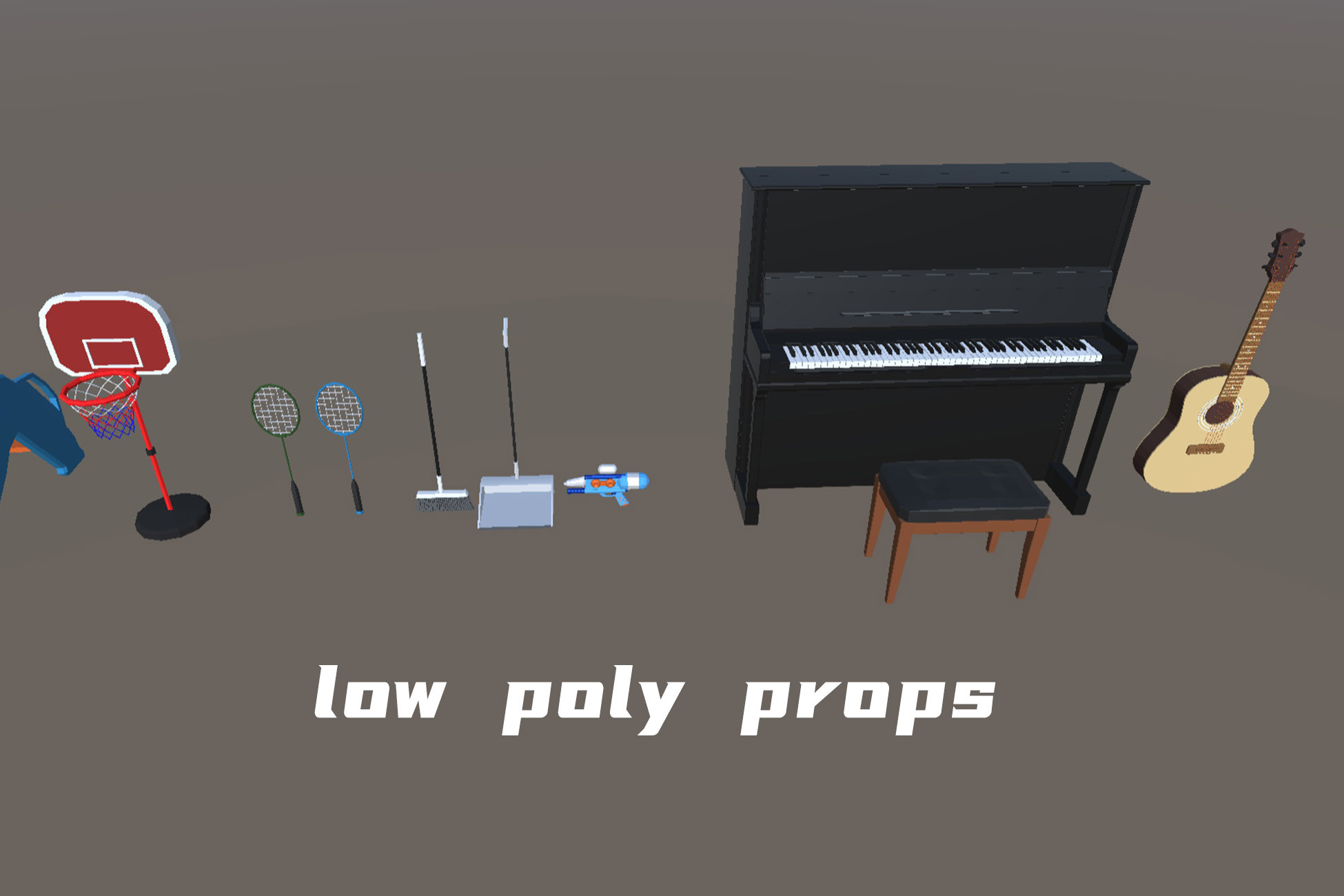 15 low poly models | 3D Props | Unity Asset Store