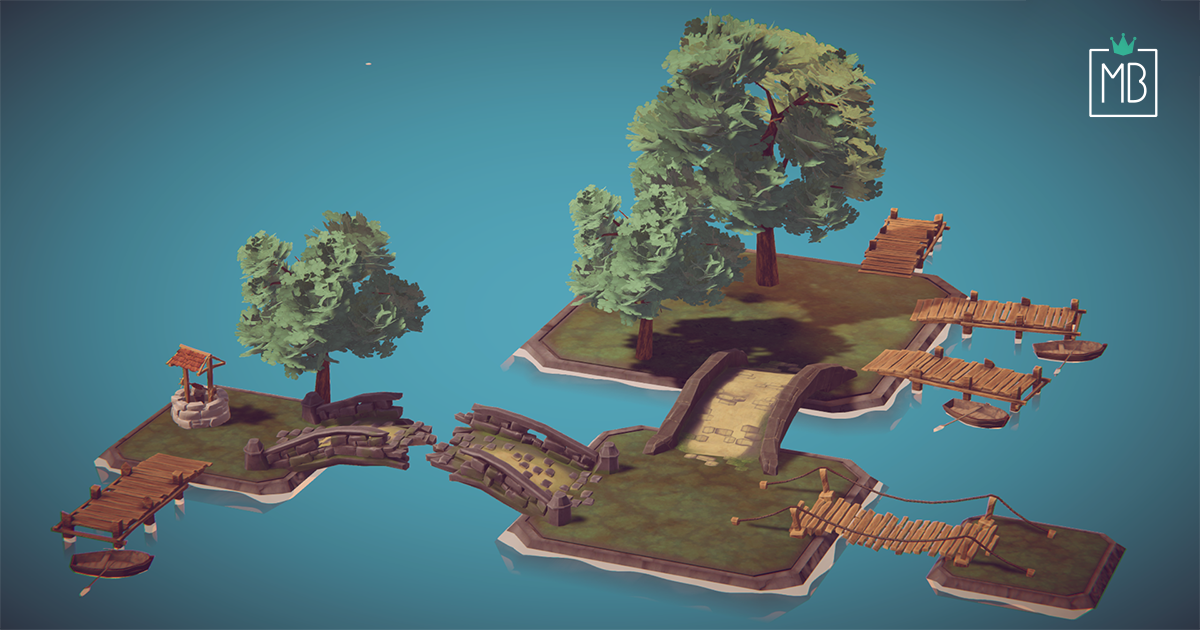 Bridges Pack | 3D Props | Unity Asset Store