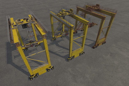 Industrial Harbour Crane