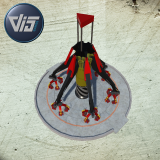 High Detail Fairground Ride 09 - Jump2