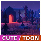 Haunted Cemetery Forest Pack Cute Toon Series