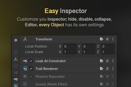 Easy Inspector | Next Level Inspector + Uxml Custom Editor