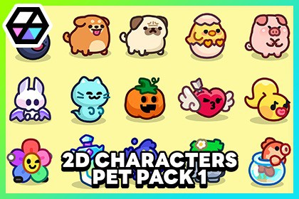 2D Characters - Pet Pack 1