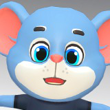Mouse Rat Rodent Blue Animated