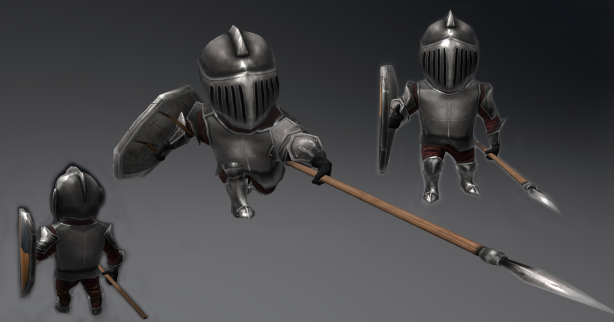 Knight Character Model Unity Knight lowpoly | Characters | Unity Asset Store