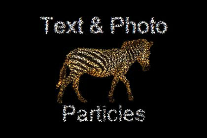 2D Text & Photo Particles Effects By maything