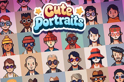 Pixel Art Cute Portraits