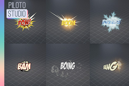 Toon Onomatopoeia VFX Pack