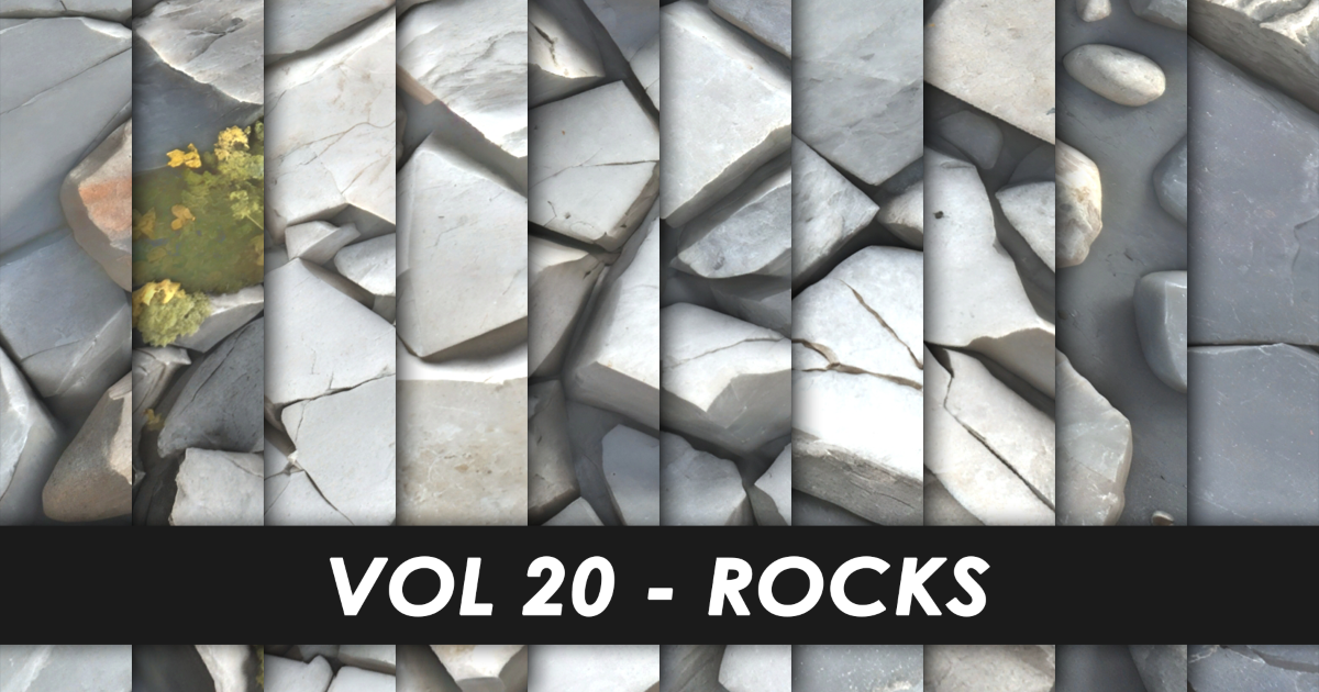 Realistic Textures - Vol 20 - Rocks | 2D Textures & Materials | Unity ...