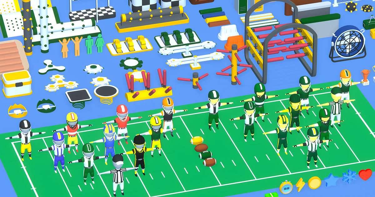 Hyper Casual American Football | 3D Characters | Unity Asset Store