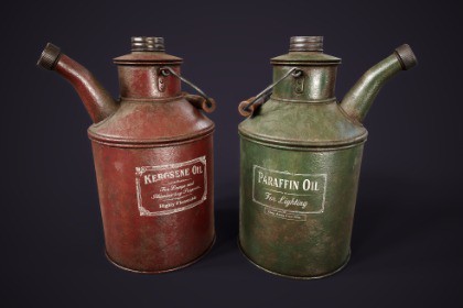 Vintage kerosene can