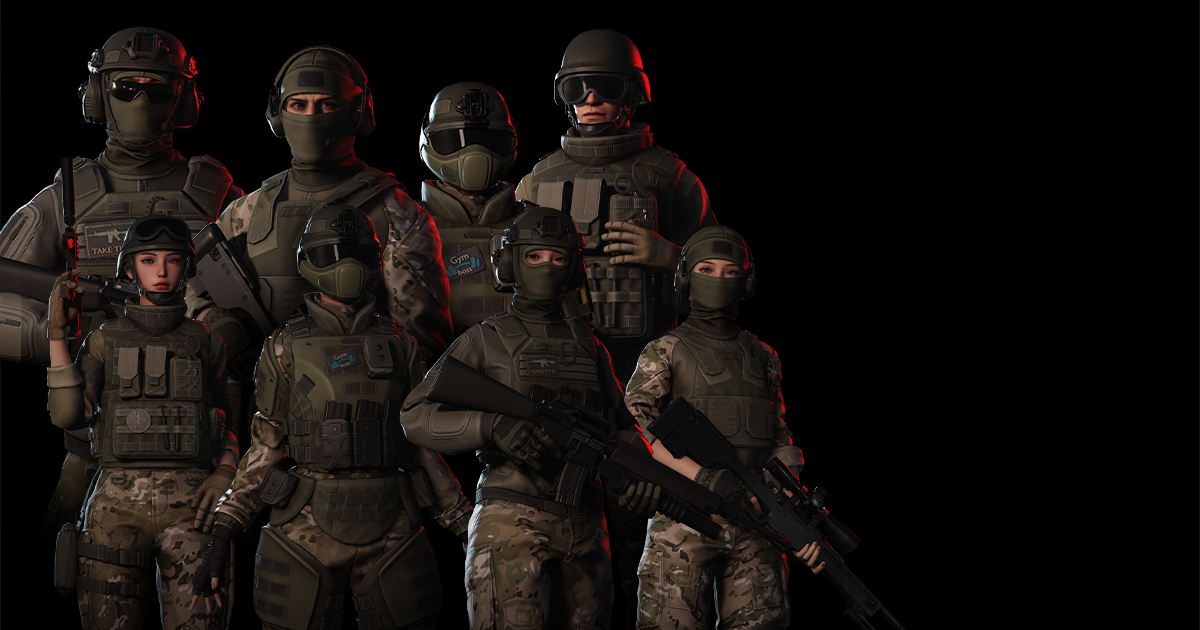 Army Character Examples Rapid Fire Military Collection - Modular Army Characters | Characters ...