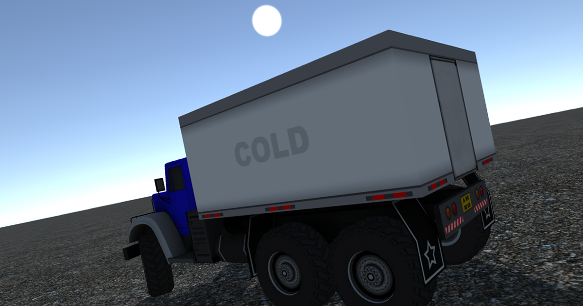 Unity Trucks Industrial Cargo Truck 1 | 3D Land | Unity Asset Store