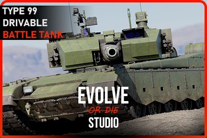 Tank Drivable ZTZ99 Battle Tank