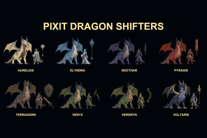 Pixit3D - Dargon Shifters