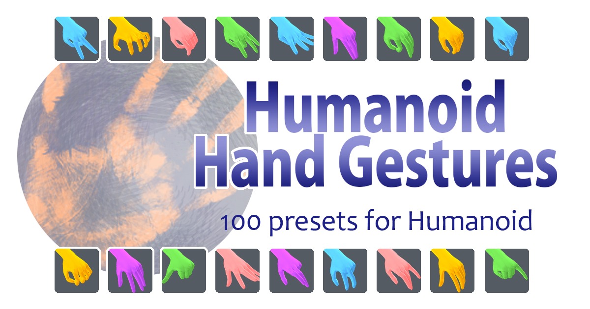Humanoid_Hand_Gestures_ver100 | Animation Tools | Unity Asset Store