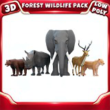 Poly Art: Forest Wildlife Pack