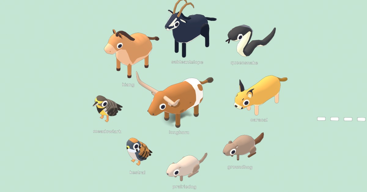 Quirky Series - Grassland Animals Vol 1