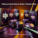 Premium Electronic Music Themes Pack - EDM, Techno, Trance, Retro, Hiphop, Funk