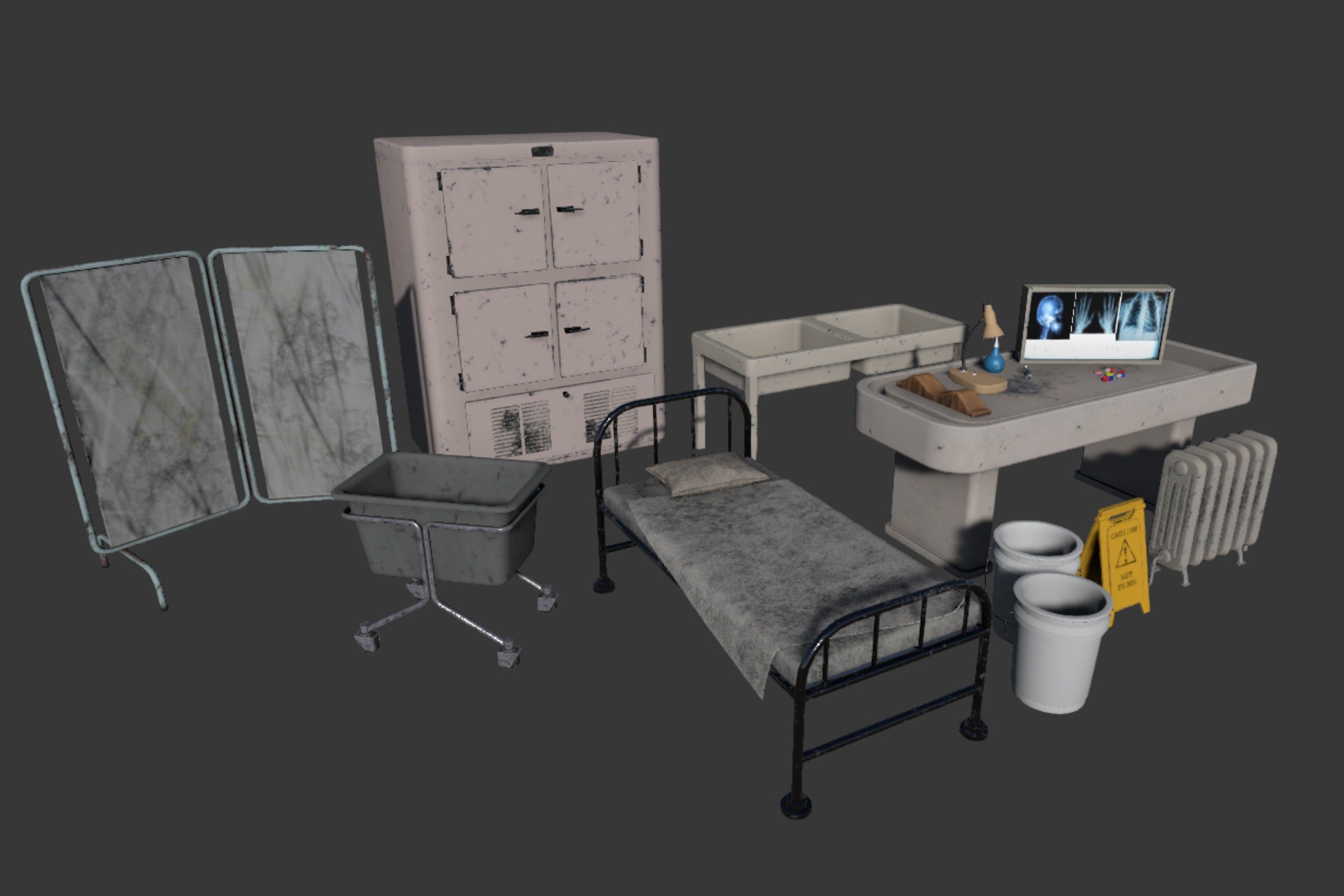 Medical Props Models 3D Models Hospital Props | 3D Props | Unity Asset Store