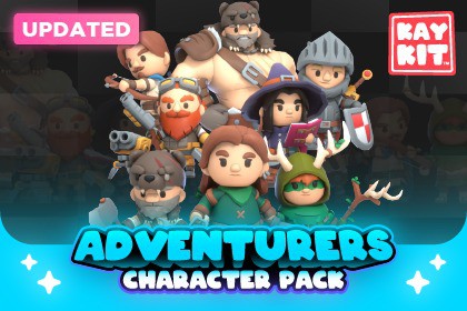 KayKit - Adventurers Character Pack (for Unity)