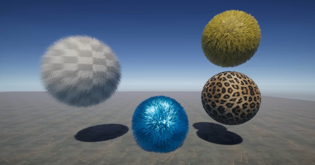Unity Fur Shells Stylized Fur & Fluf Shaders URP | VFX Shaders | Unity Asset Store