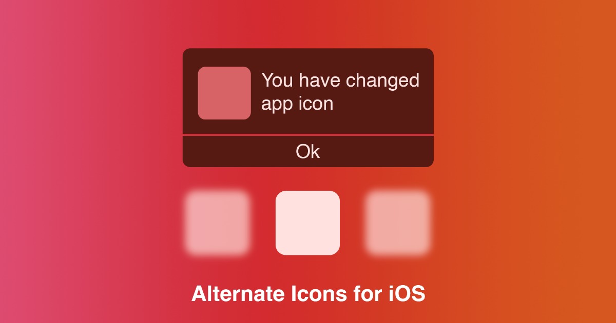 Alternate Icons for iOS | 機能統合 | Unity Asset Store