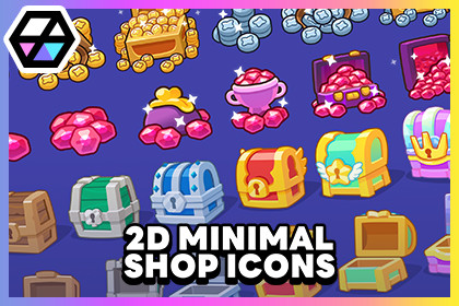2D Minimal - Shop Pack Icons