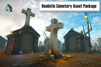 Realistic Cemetery Asset Package