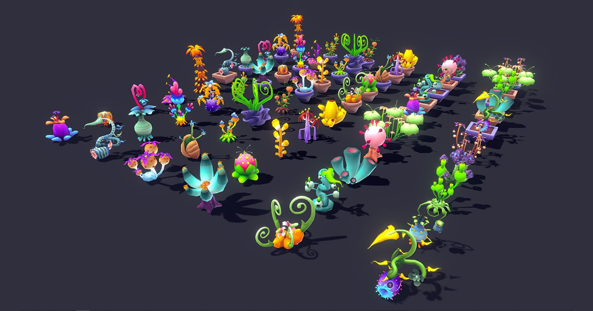 Stylize Plants and Flowers Pack | 3D Flowers | Unity Asset Store