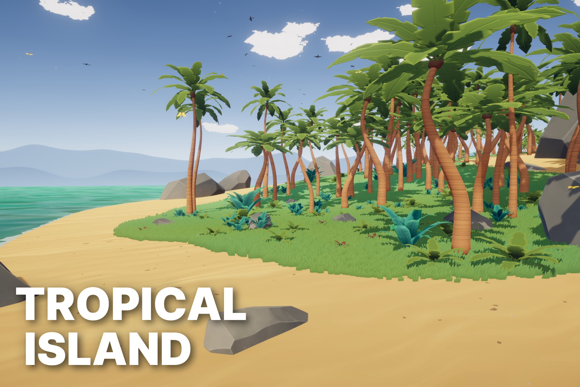Unity Beyond Island Tropical Island - Stylized Fantasy Nature Environment | 3D 风景 | Unity ...