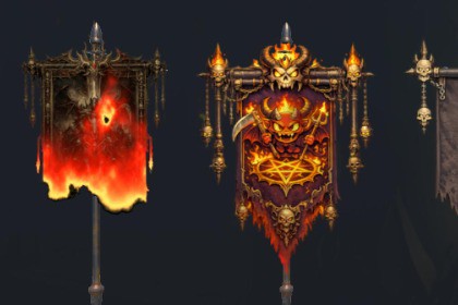 Burning Flag & Banner URP