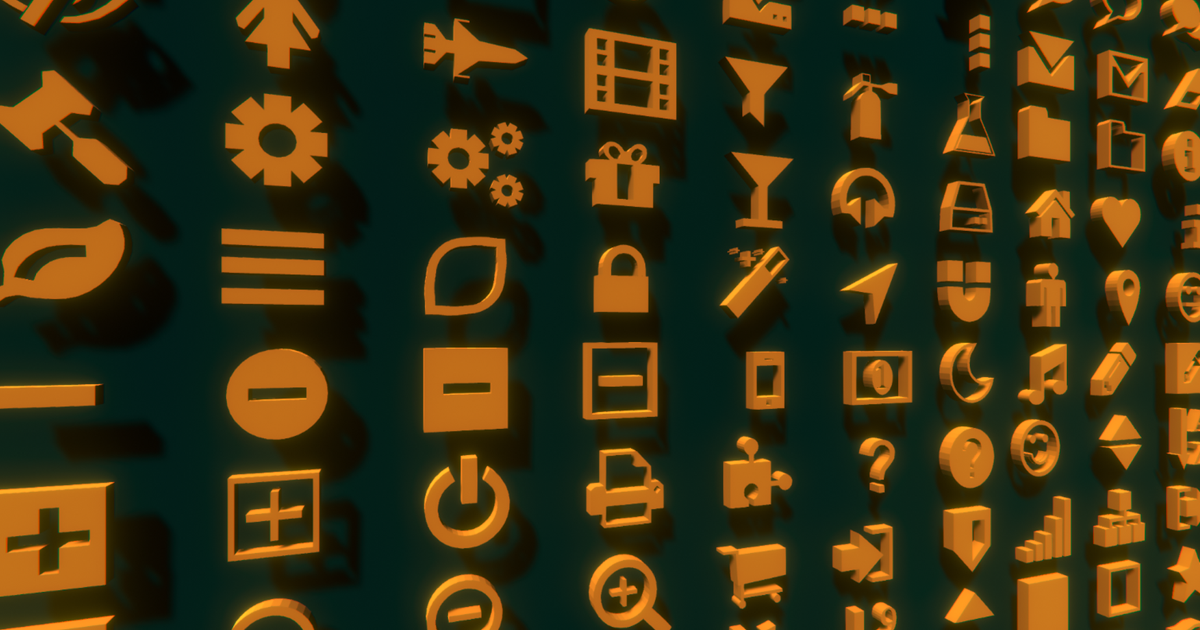 Simple icons - objects, arrows and text | 3D Props | Unity Asset Store