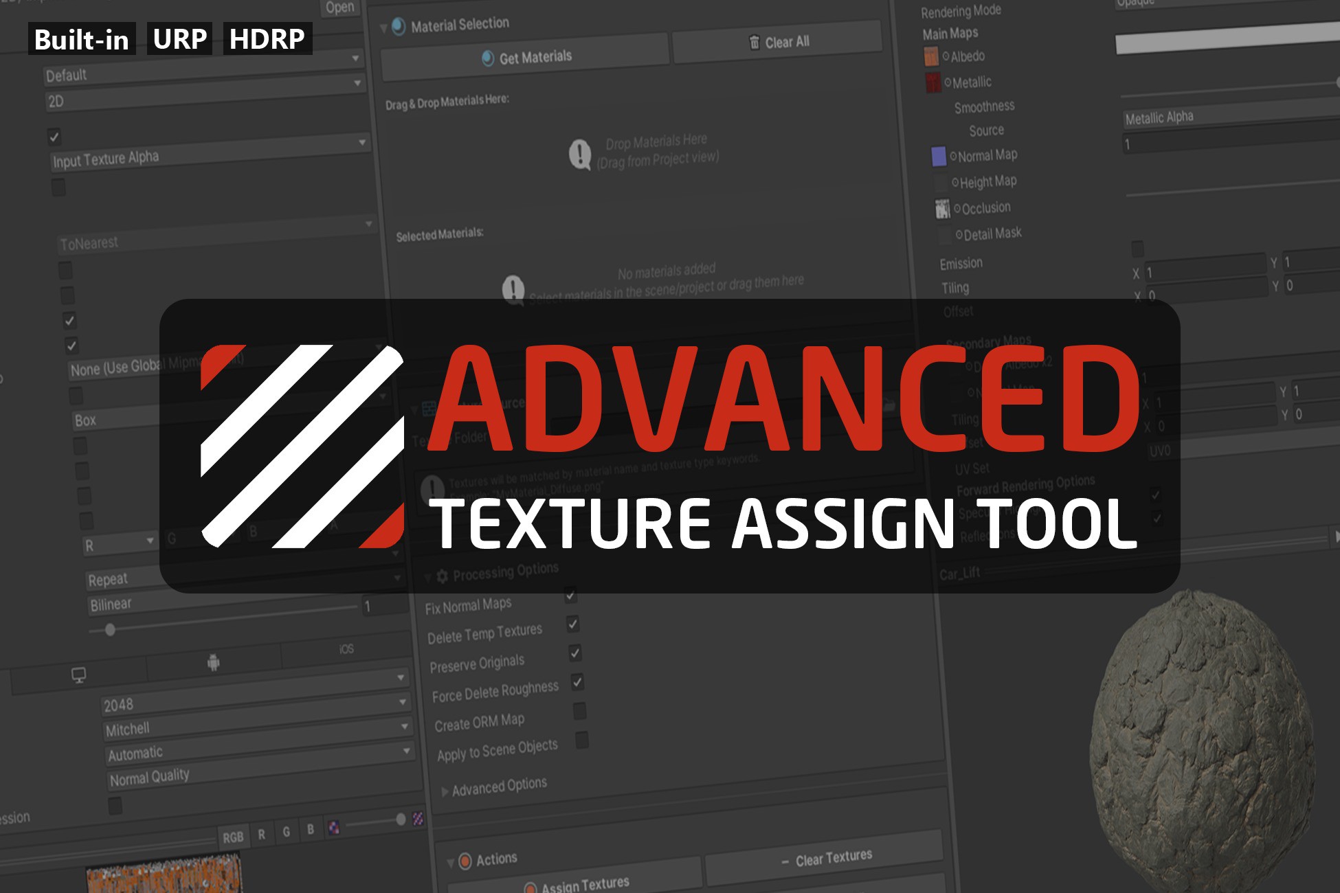 Advanced Texture Assign Tool | Utilities Tools | Unity Asset Store