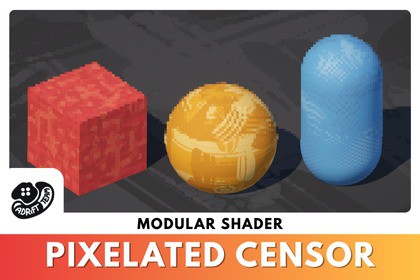 Pixelated Censor Shader
