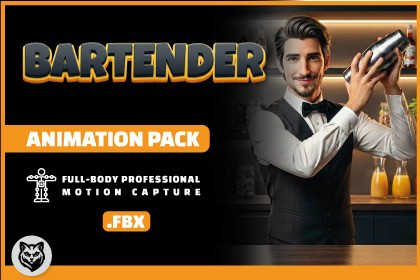Bartender Animation Pack