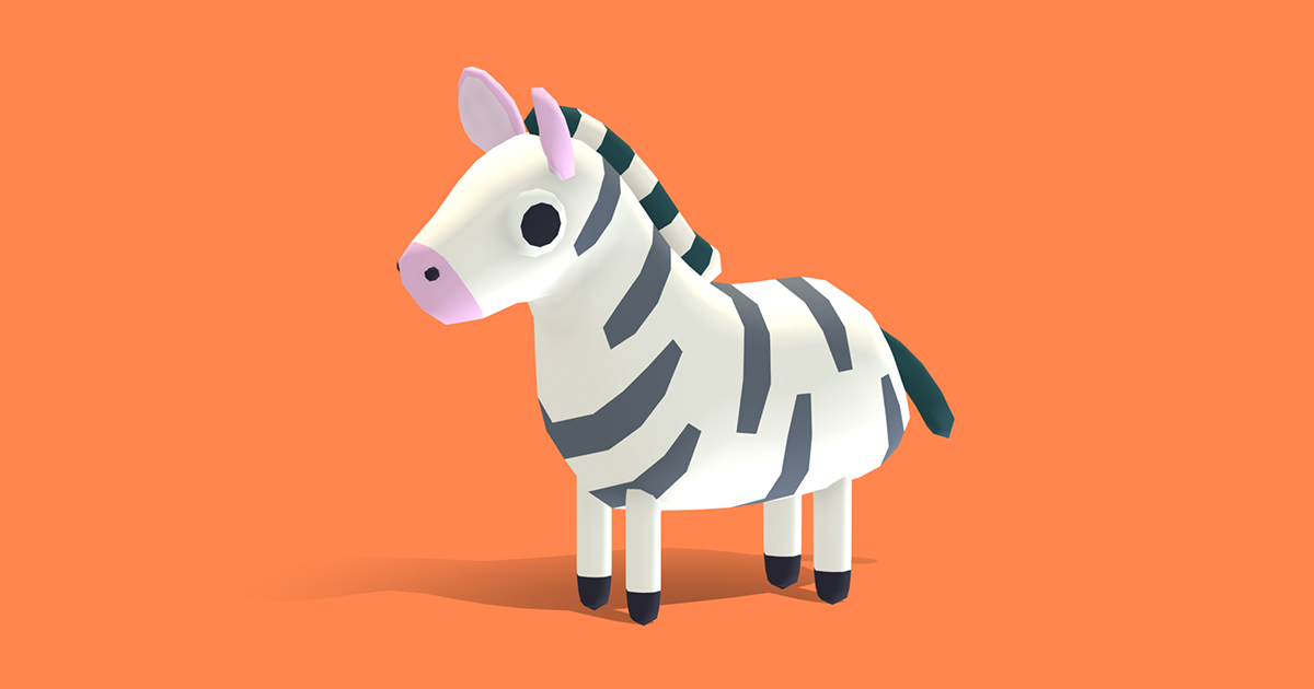 Zebra - Quirky Series | 캐릭터 | Unity Asset Store