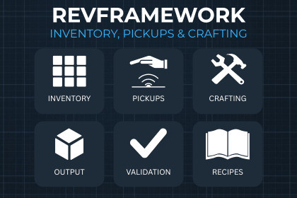 RevFramework: Inventory, Pickups & Crafting