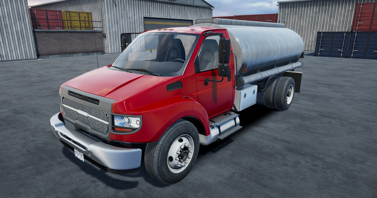 Modern Tanker truck | 3D Vehicles | Unity Asset Store