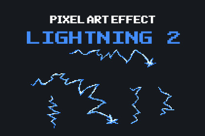 Lightning 2 - Pixel Art Effect