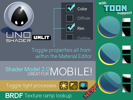 Unitize Shader UNOShader UNLIT | VFX Shaders | Unity Asset Store
